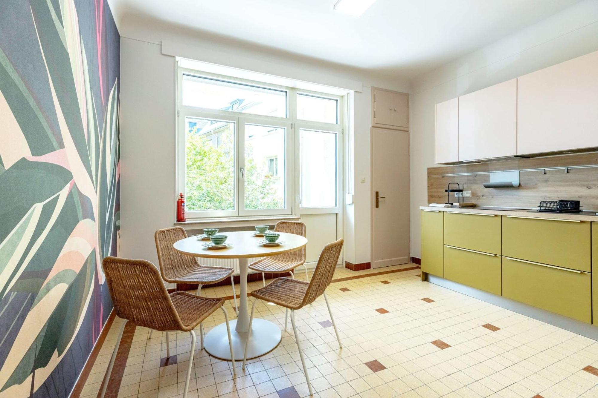 דירות לוקסמבורג Stylish Ground-Floor Retreat In Bonnevoie מראה חיצוני תמונה